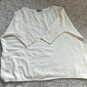 Vince cashmere short sleeve sweater